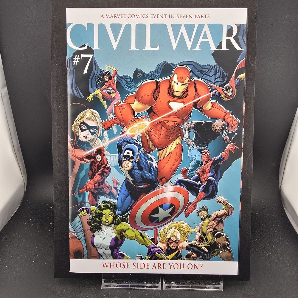 Civil War #7 Variant Michael Turner Sketch Cover Marvel 2007 High Grade NM/NM+